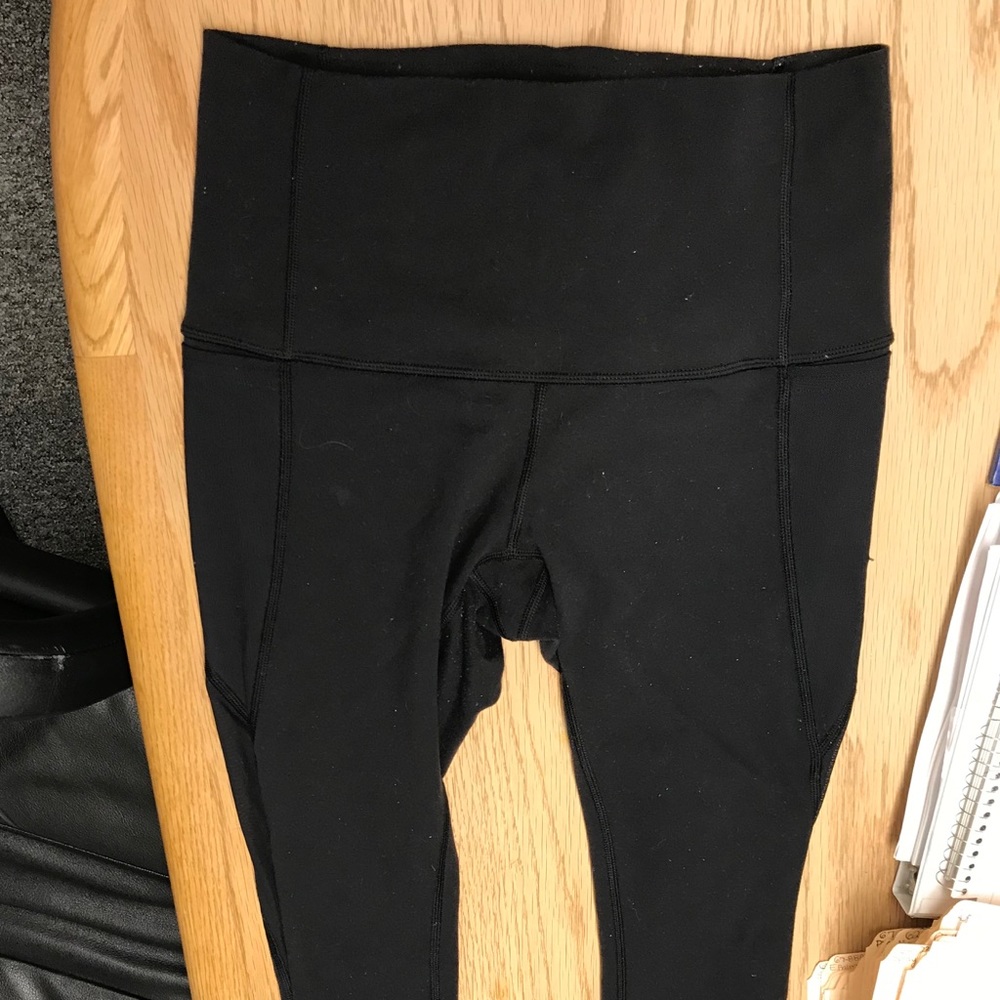 Lulu lemon leggings with mesh